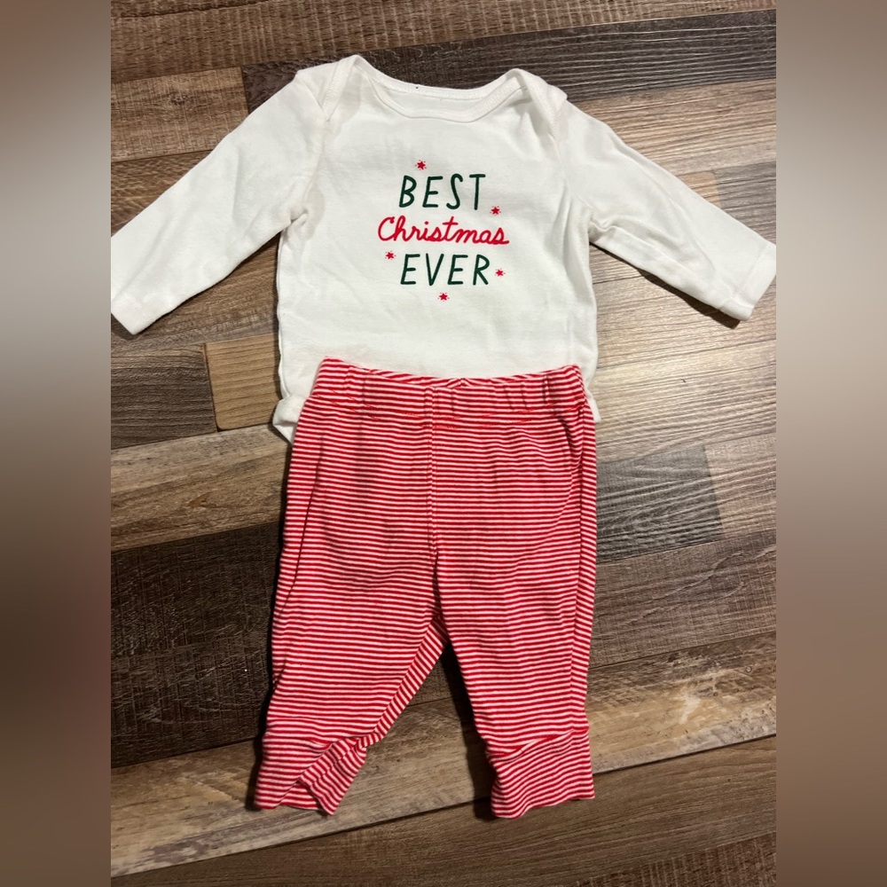 Carter's White Christmas outfit